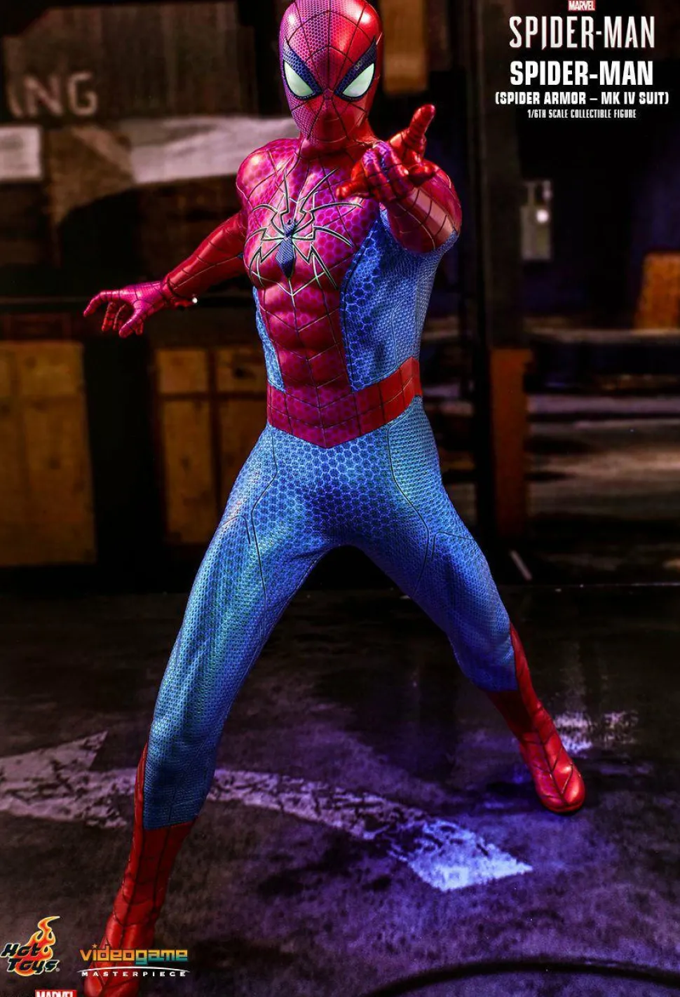 Marvel’s Spider-Man (2018) - Spider-Man MK IV Armour Suit 1/6th Scale Hot Toys Action Figure