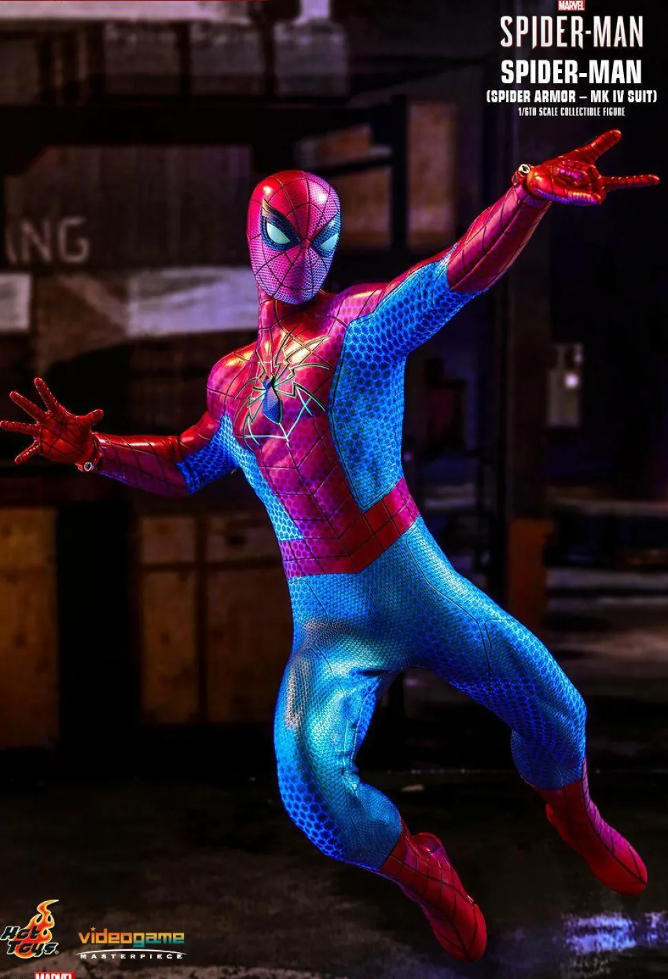 Marvel’s Spider-Man (2018) - Spider-Man MK IV Armour Suit 1/6th Scale Hot Toys Action Figure