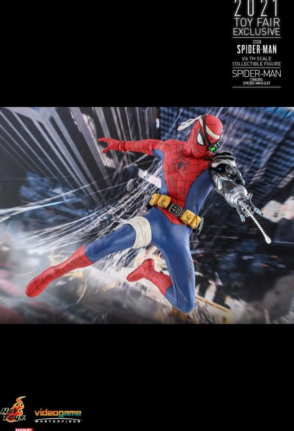 Marvel’s Spider-Man (2018) - Spider-Man in Cyborg Spider-Man Suit 1/6th Scale Hot Toys Action Figure (2021 Toy Fair Exclusive) (INT Sales Only)