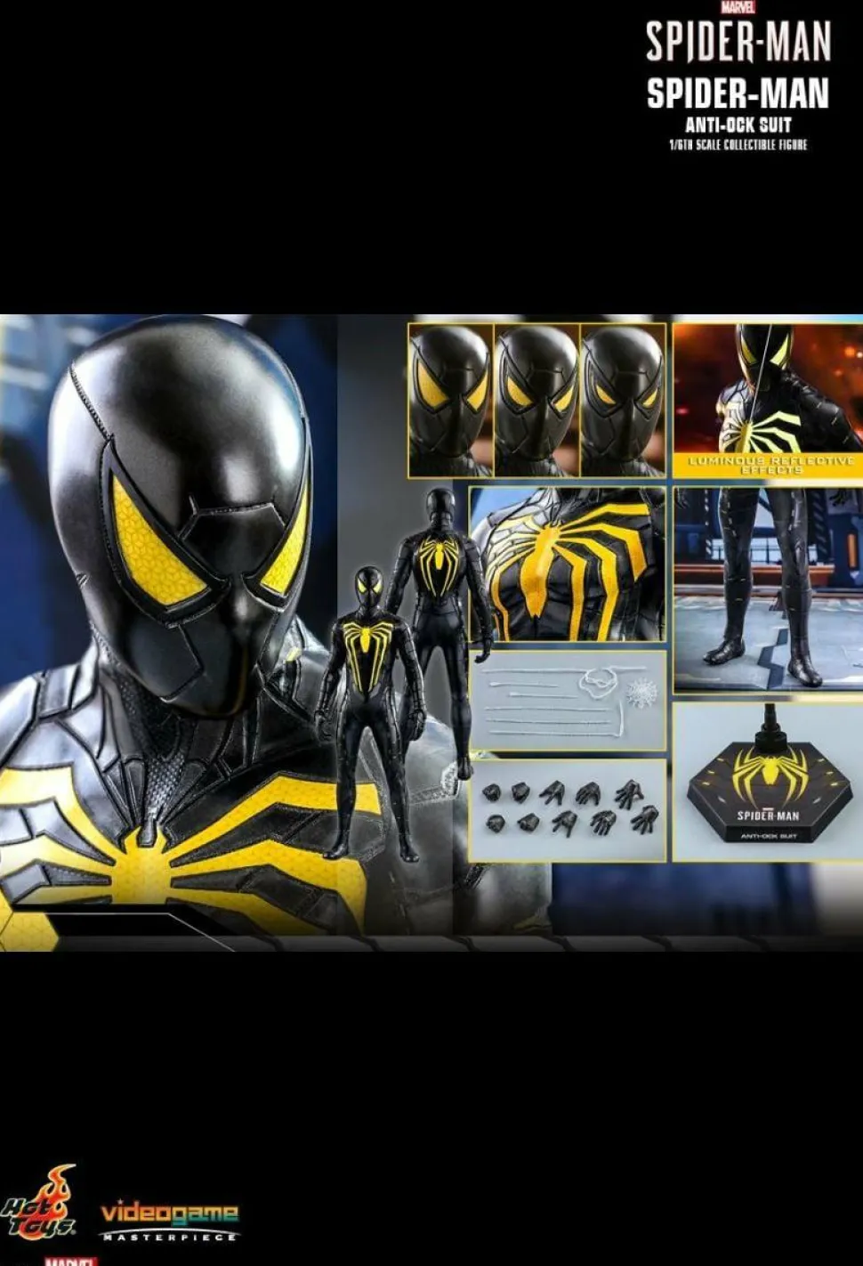 Marvel’s Spider-Man (2018) - Spider-Man Anti-Ock Suit 1/6th Scale Hot Toys Action Figure