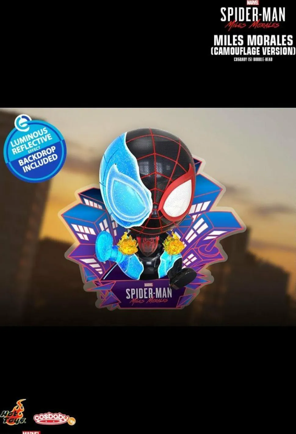 Marvel’s Spider-Man: Miles Morales - Miles Morales Camouflage Cosbaby (S) Hot Toys Figure