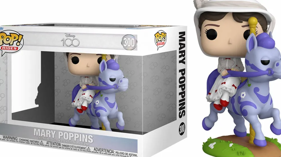 Mary Poppins (1964) - Mary Poppins Disney 100th Pop! Rides Vinyl Figure