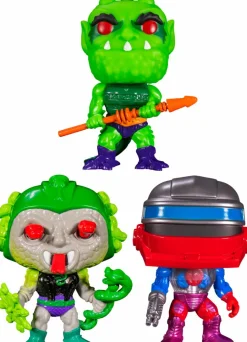 Masters of the Universe - Whiplash, Roboto & Snake Face Pop! Vinyl Bundle (Set of 3) (2021 Convention Exclusive)
