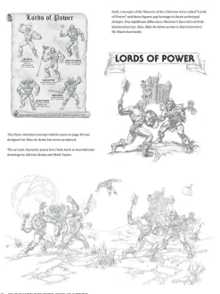 Masters of the Universe - The Art of Masters of the Universe: Origins and Masterverse Deluxe Edition Hardcover Book