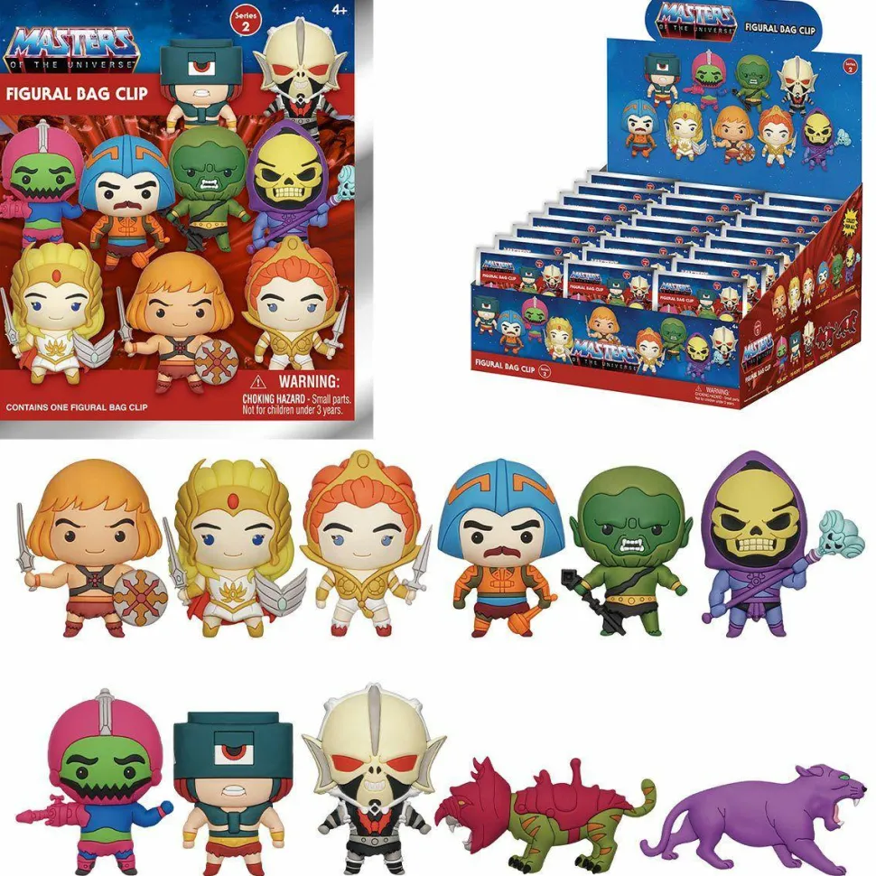 Masters of the Universe - Series 2 3D Figural Foam Bag Clip Blind Bag (Display of 24)