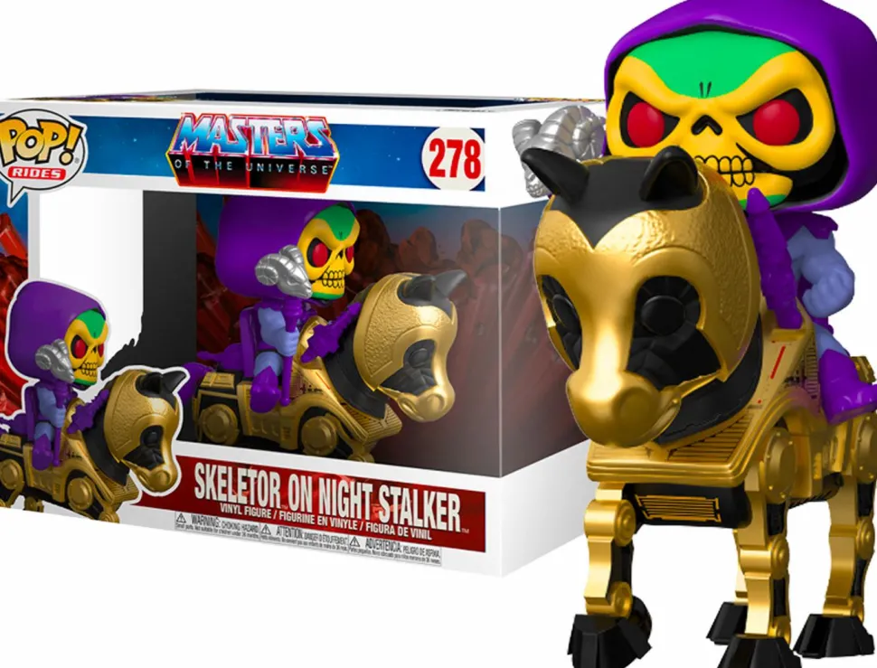 Masters of the Universe - Skeletor with Night Stalker Pop! Rides Vinyl Figure