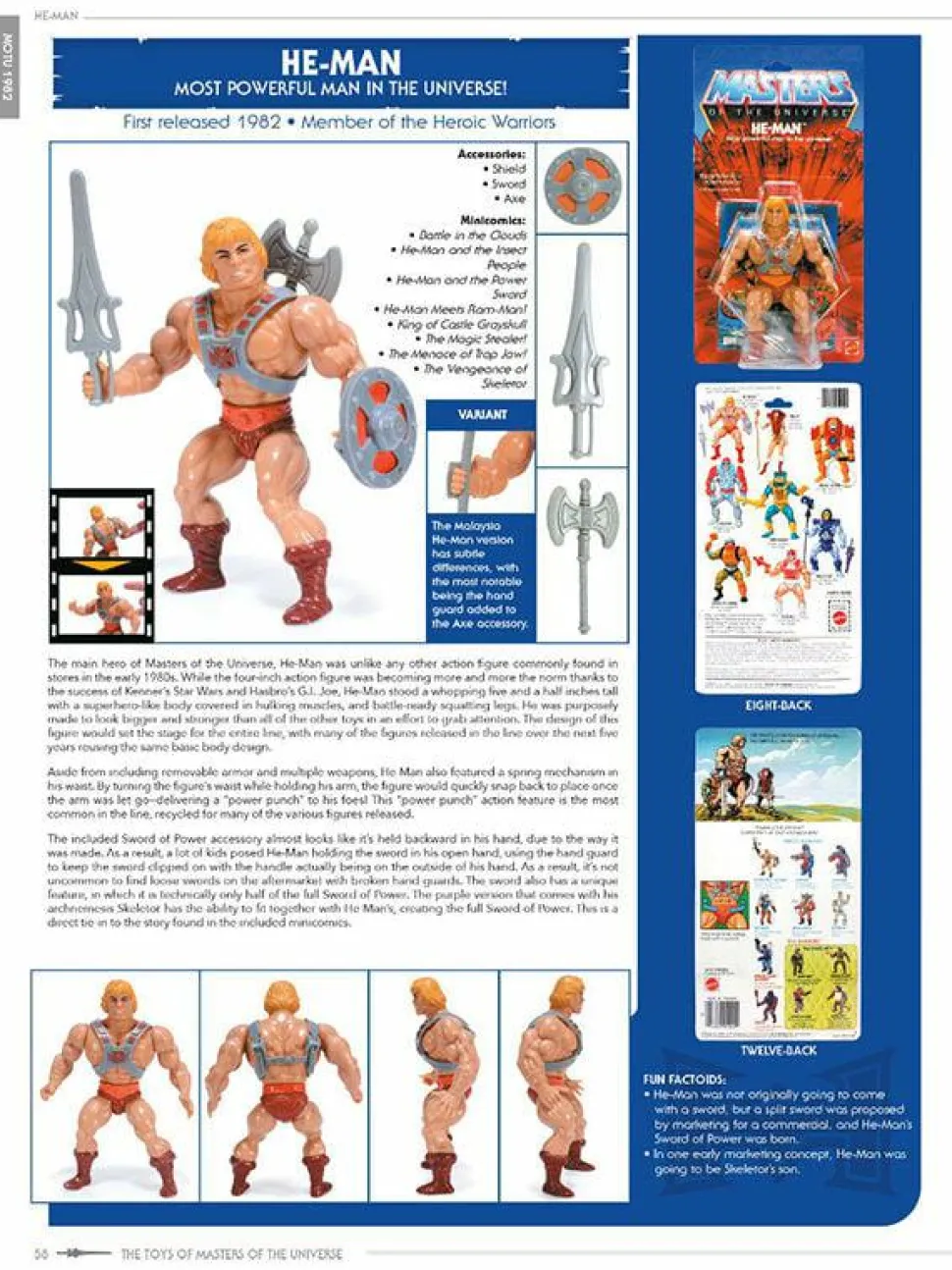 Masters of the Universe - The Toys of He-Man and The Masters of the Universe Hardcover Book