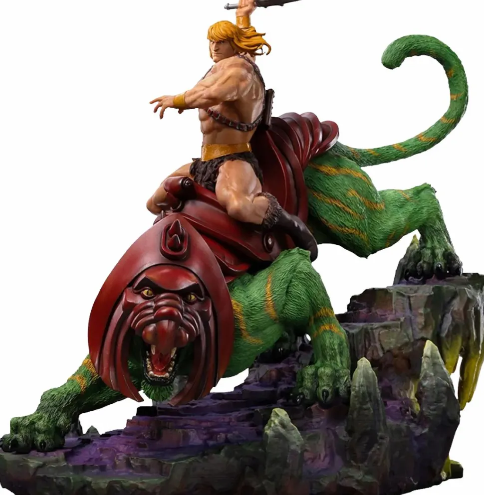 Masters of the Universe - He-Man & Battle-Cat Deluxe 1/10th Scale Statue