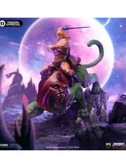 Masters of the Universe - He-Man & Battle-Cat Deluxe 1/10th Scale Statue
