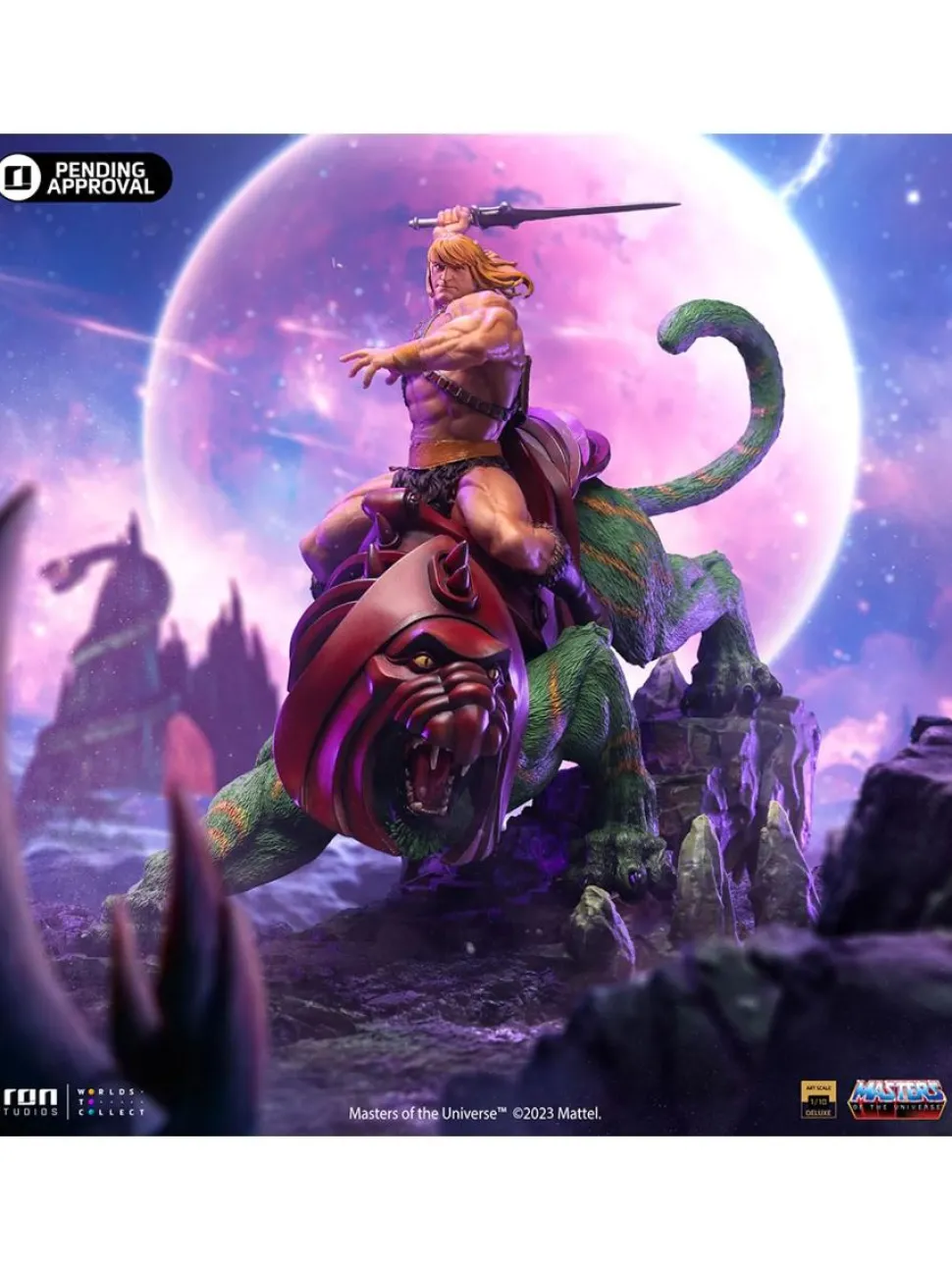 Masters of the Universe - He-Man & Battle-Cat Deluxe 1/10th Scale Statue