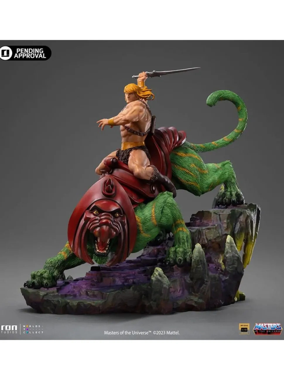 Masters of the Universe - He-Man & Battle-Cat Deluxe 1/10th Scale Statue