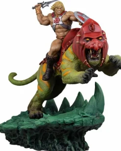 Masters of the Universe - He-Man & Battle Cat Classic Deluxe 23” Maquette Statue