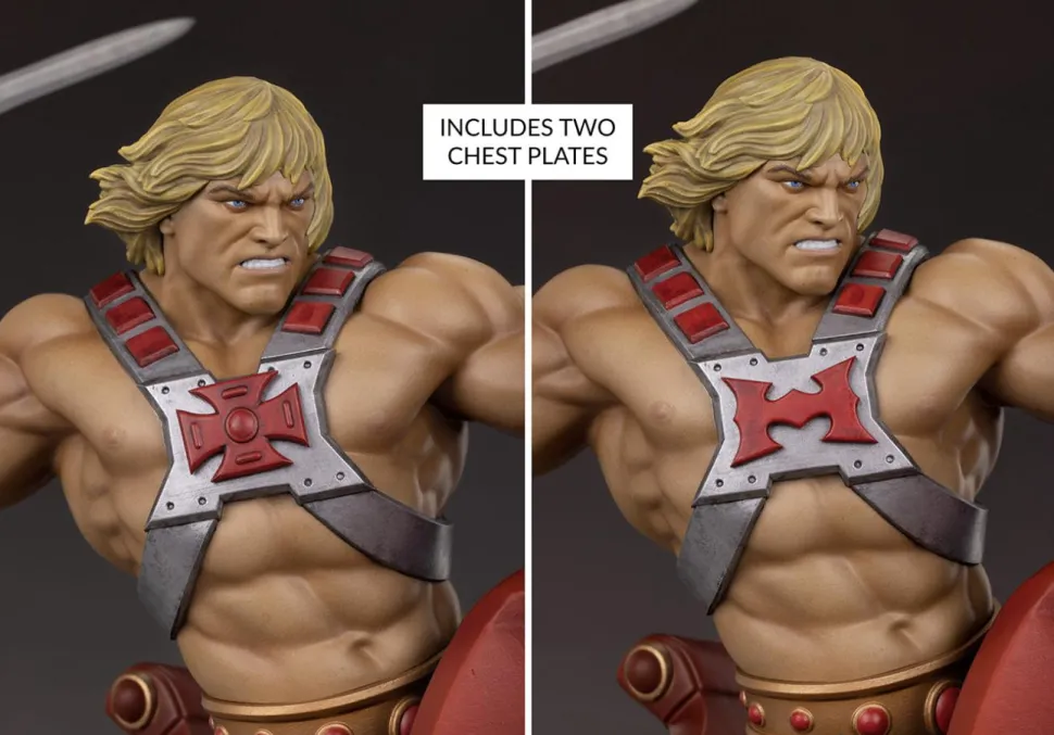 Masters of the Universe - He-Man & Battle Cat Classic Deluxe 23” Maquette Statue