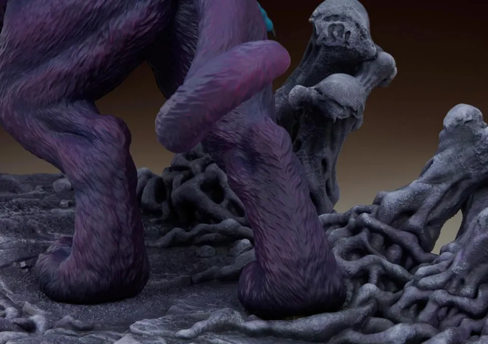 Masters of the Universe - Skeletor & Panthor 1/6th Scale Maquette Statue