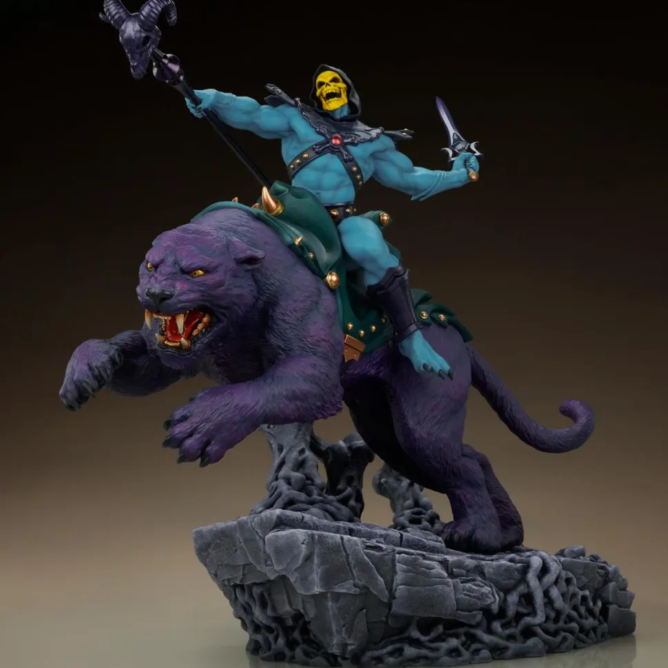 Masters of the Universe - Skeletor & Panthor 1/6th Scale Maquette Statue