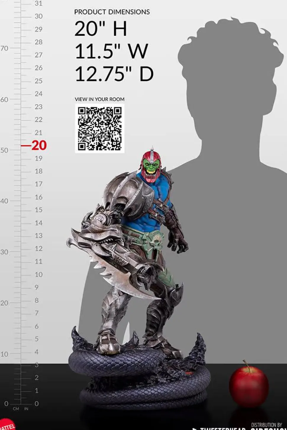 Masters of the Universe - Trap Jaw Legends 1/5th Scale Maquette Statue