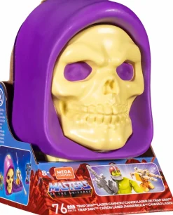 Masters of the Universe - Trap Jaw Mini Action Figure with Laser Cannon Skeletor Skull Case Construction Playset