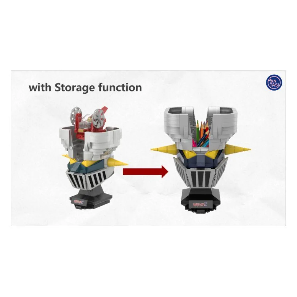 Mazinger Z - Mazinger Z Bust Building Block Construction Set (670 Pieces)