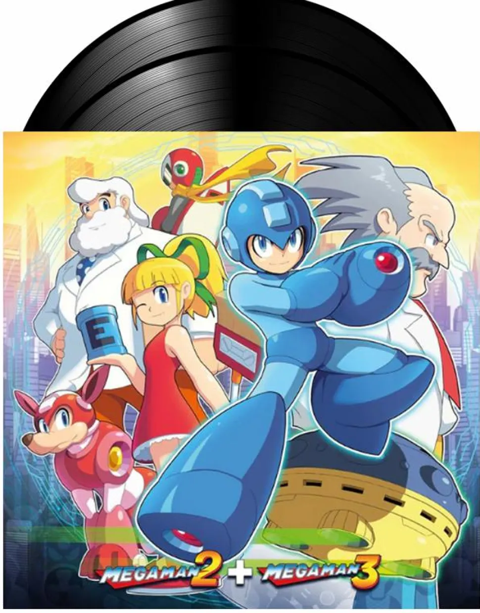 Mega Man - Mega Man 2 + 3 Original Video Game Soundtrack 2xLP Vinyl Record