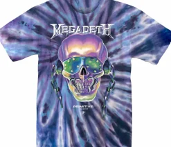 Megadeth - Megadeth x Primitive Rattlehead Tie Dye Purple T-Shirt