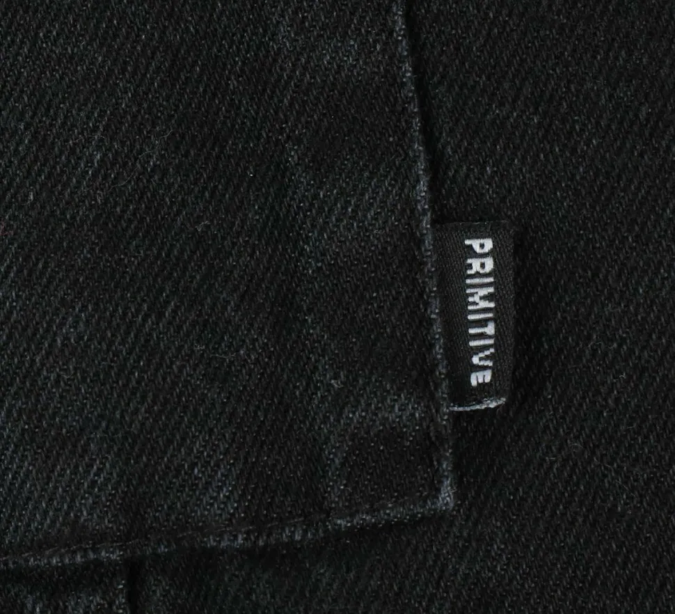 Megadeth - Megadeth x Primitive Countdown Two-Fer Black Denim Jacket