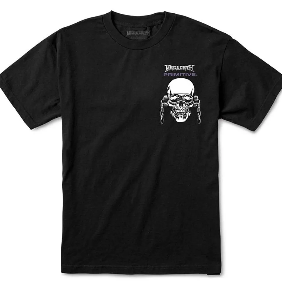 Megadeth - Megadeth x Primitive Dirty P Chains Black T-Shirt
