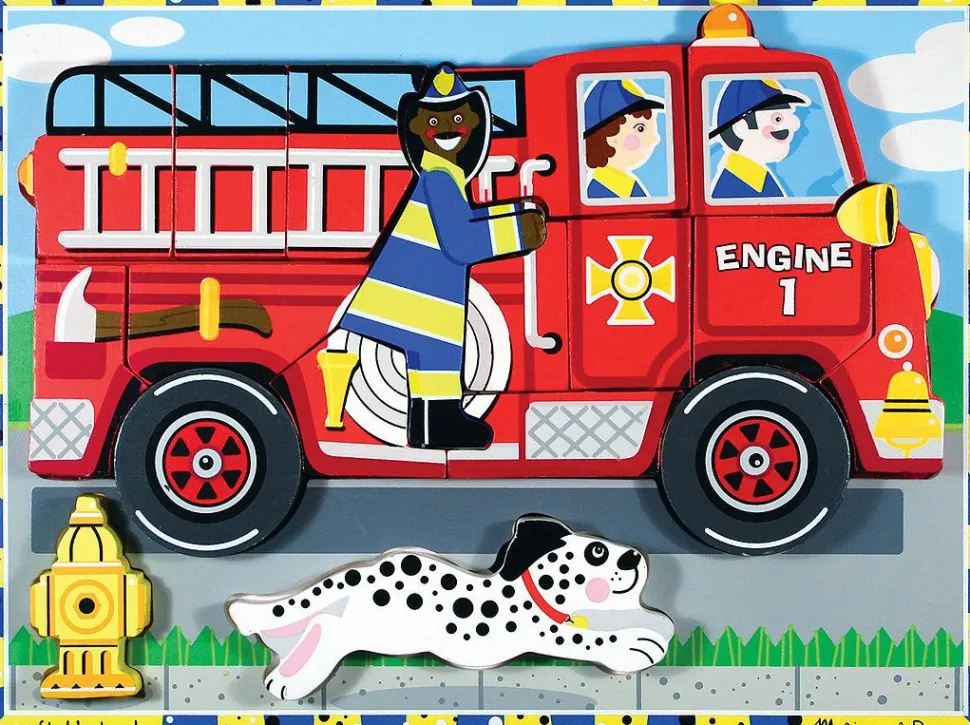 Melissa and Doug - Fire Truck Chunky Puzzle