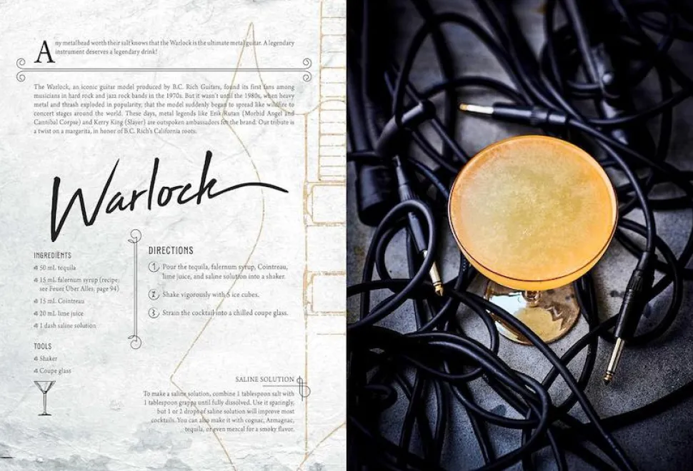 Metal Cocktails: 42 Recipes Inspired by the World's Biggest Bands Hardcover Book