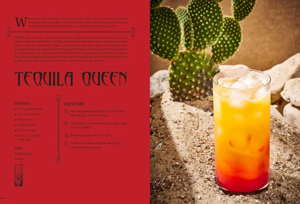 Metal Cocktails: 42 Recipes Inspired by the World's Biggest Bands Hardcover Book