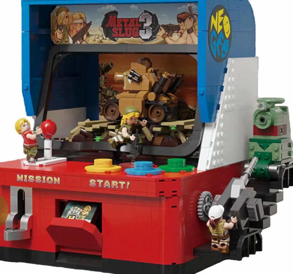 Metal Slug 3 - Neo Geo Arcade Machine Building Block Construction Set (1290 Pieces)