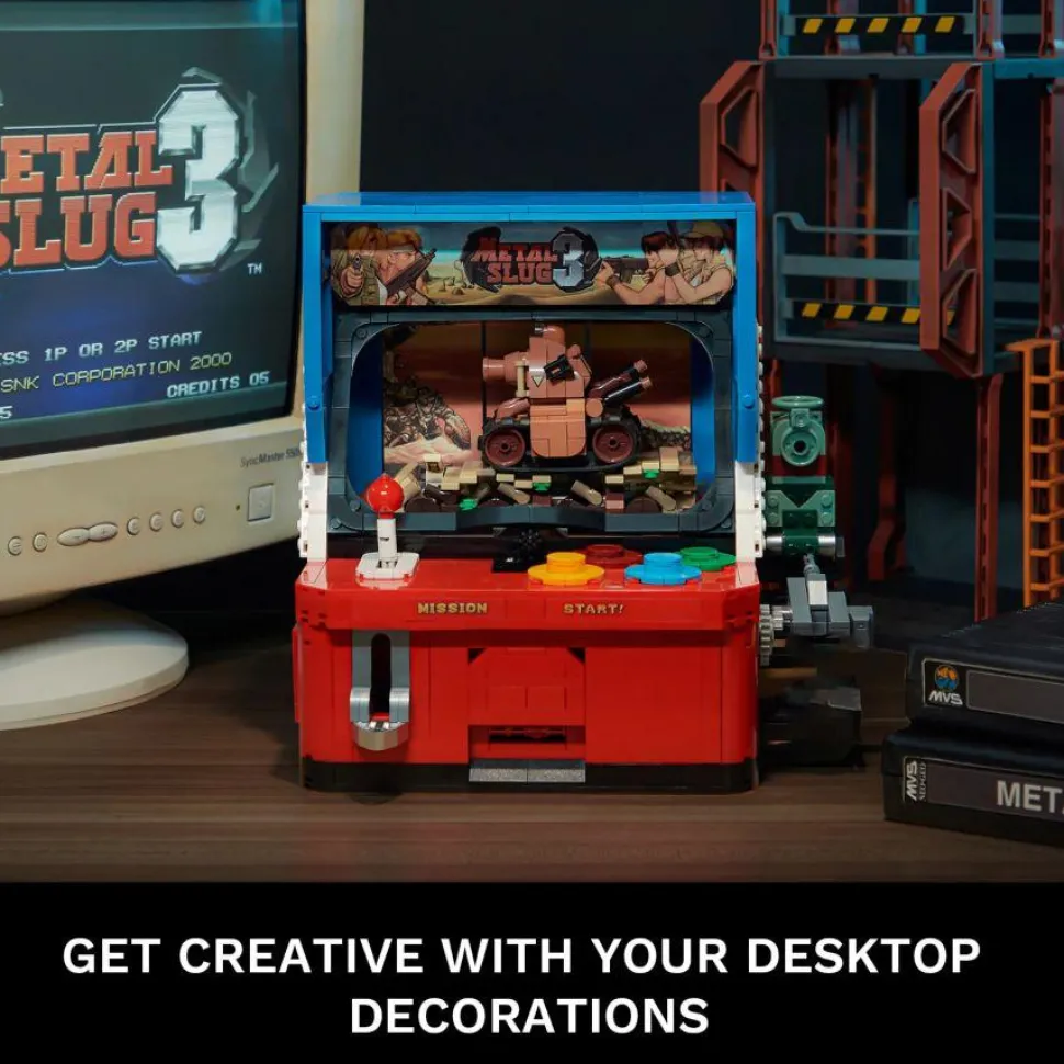 Metal Slug 3 - Neo Geo Arcade Machine Building Block Construction Set (1290 Pieces)