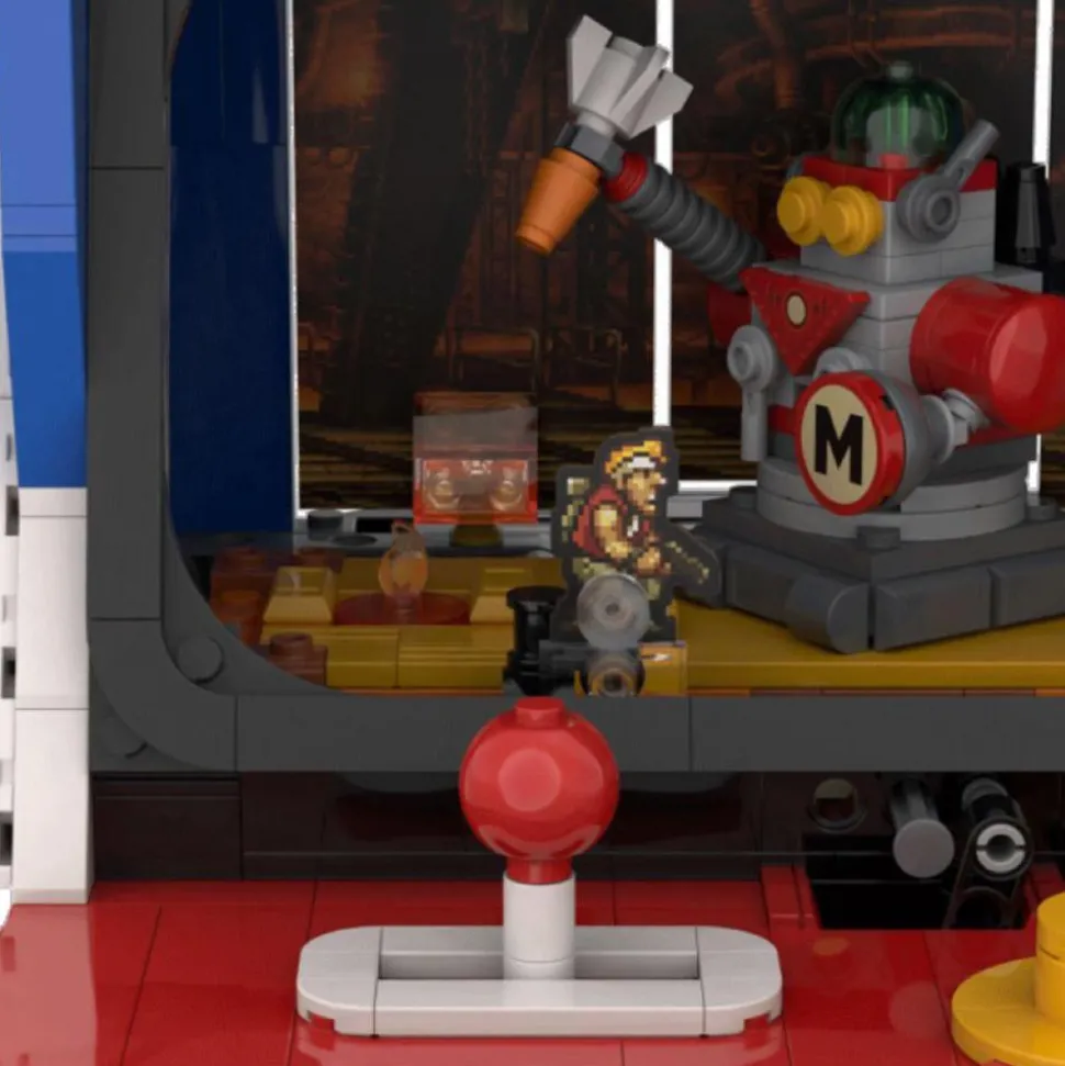 Metal Slug 3 - Neo Geo Arcade Machine Deluxe Building Block Construction Set (1601 Pieces)