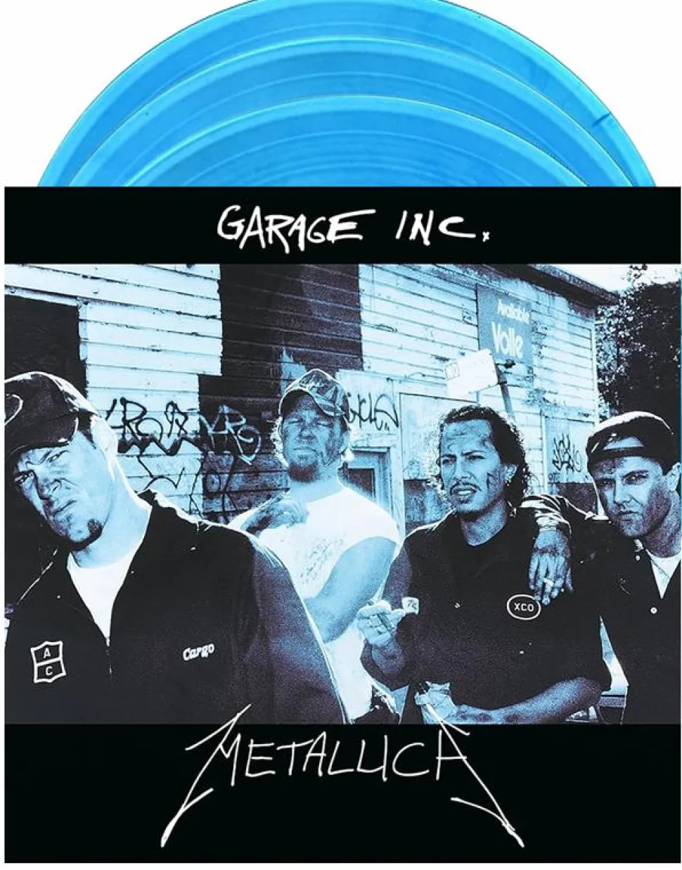 Metallica - Garage Inc. 3xLP Vinyl Record (Fade to Blue Coloured Vinyl)