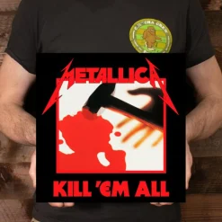 Metallica - Kill 'Em All LP Vinyl Record (Jump in the Fire Engine Red Coloured Vinyl)