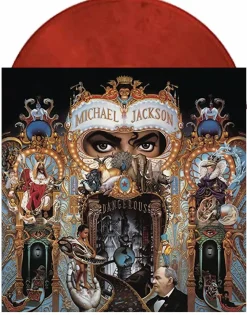 Michael Jackson - Dangerous 2xLP Vinyl Record (Red & Black Swirl Vinyl)