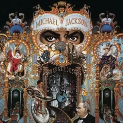 Michael Jackson - Dangerous 2xLP Vinyl Record (Red & Black Swirl Vinyl)