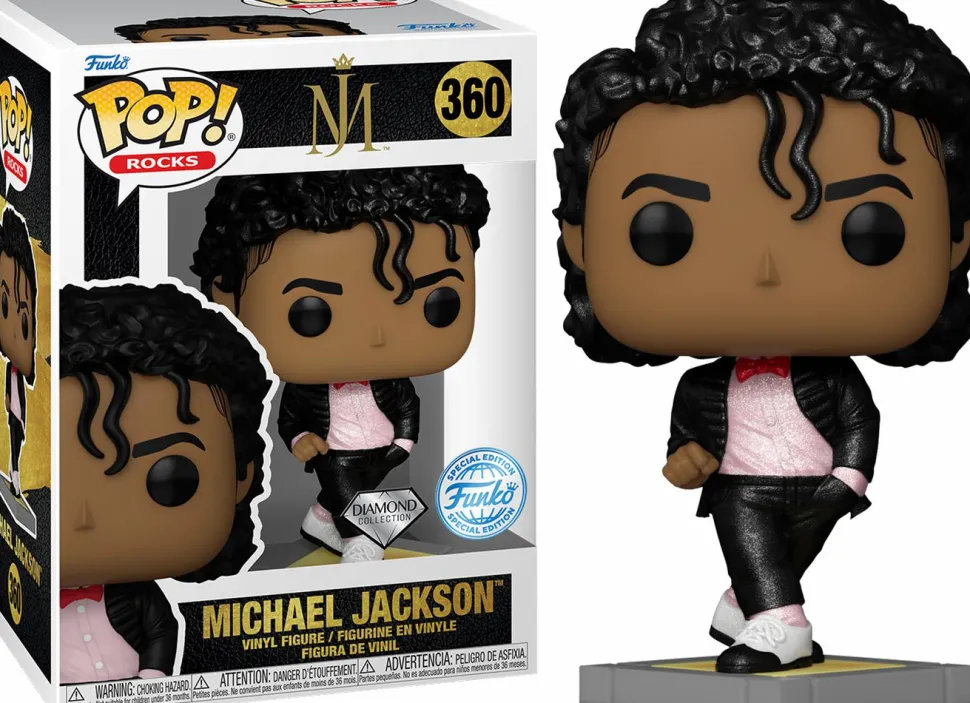 Michael Jackson - Michael Jackson (Billie Jean) Diamond Glitter Pop! Vinyl Figure