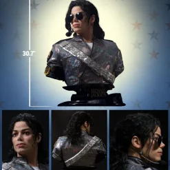 Michael Jackson - Michael Jackson (Dangerous Tour) 1:1 Scale Life-Size Bust