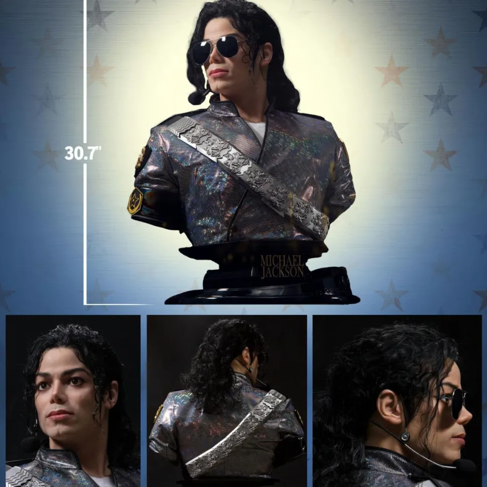 Michael Jackson - Michael Jackson (Dangerous Tour) 1:1 Scale Life-Size Bust