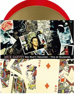 Mick Harvey - One Man's Treasure / Two of Diamonds 2xLP Vinyl Record (Gold & Red Coloured Vinyl)