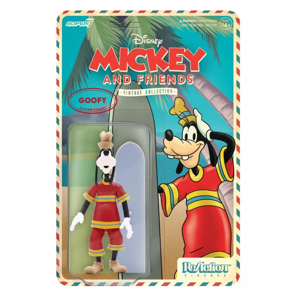Mickey and Friends - Goofy (Hawaiian Holiday) ReAction 3.75” Action Figure
