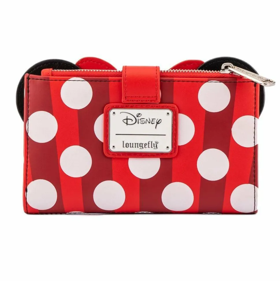 Mickey Mouse - Minnie Mouse Sweets 4” Faux Leather Flap Wallet