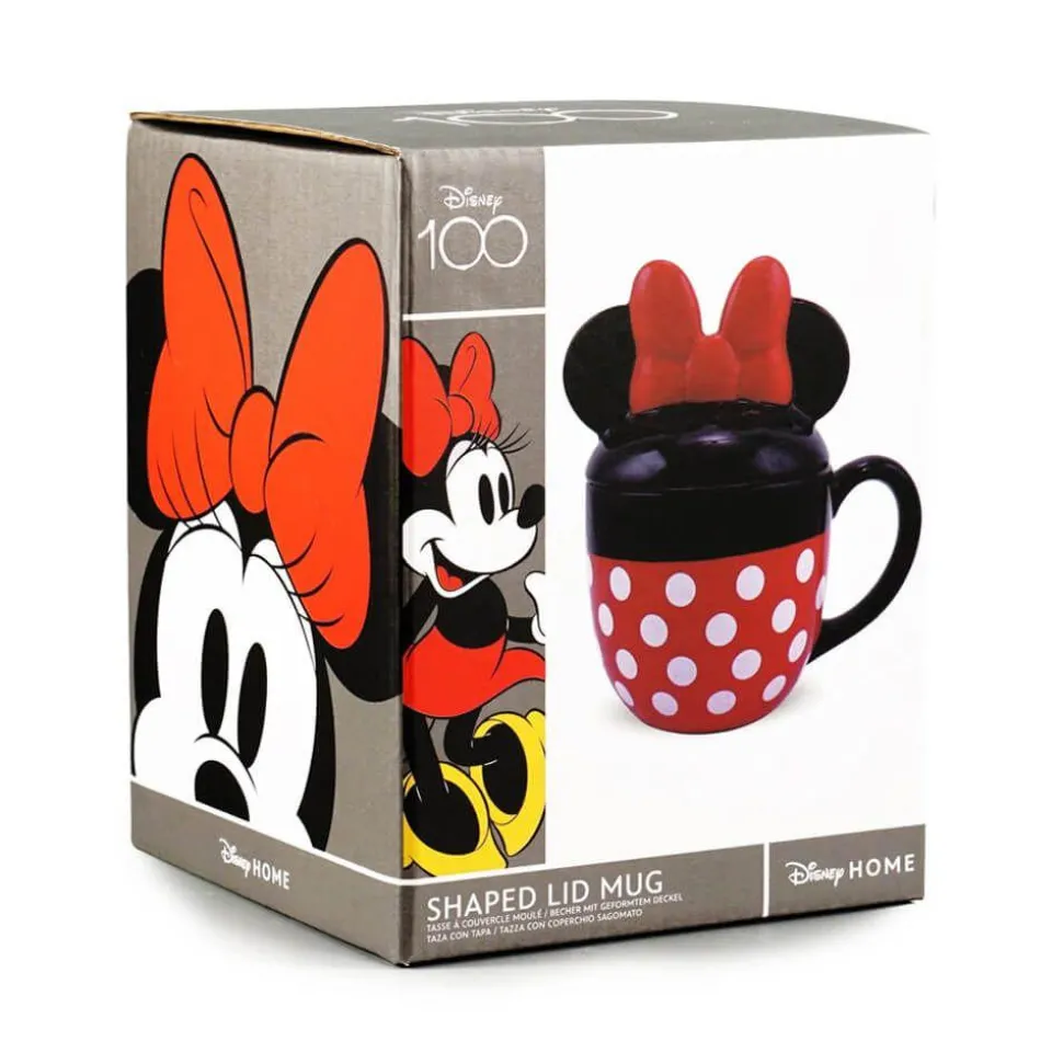 Mickey Mouse - Minnie Mouse Disney Gifts Shaped Lid Ceramic Mug