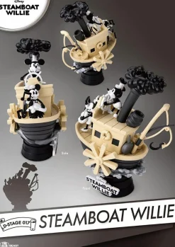 Mickey Mouse - Steamboat Willie D-Stage 6” Statue