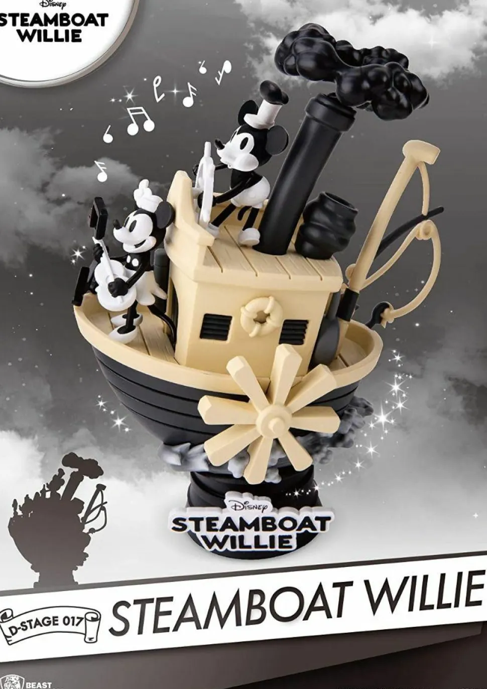 Mickey Mouse - Steamboat Willie D-Stage 6” Statue