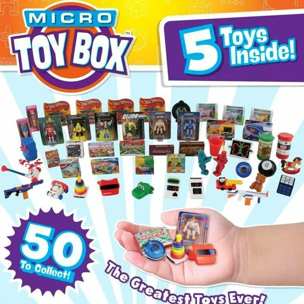 Micro Toy Box - Miniature Collectibles Series 1 (5 Pieces)
