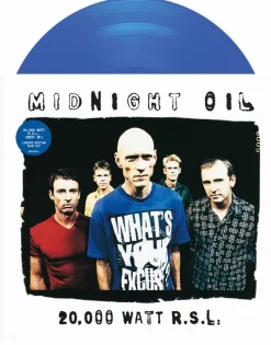 Midnight Oil - 20,000 Watt R.S.L. 2xLP Vinyl Record (Blue Coloured Vinyl)