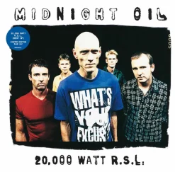 Midnight Oil - 20,000 Watt R.S.L. 2xLP Vinyl Record (Blue Coloured Vinyl)