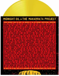 Midnight Oil - The Makarrata Project LP Vinyl Record (Yellow Coloured Vinyl)