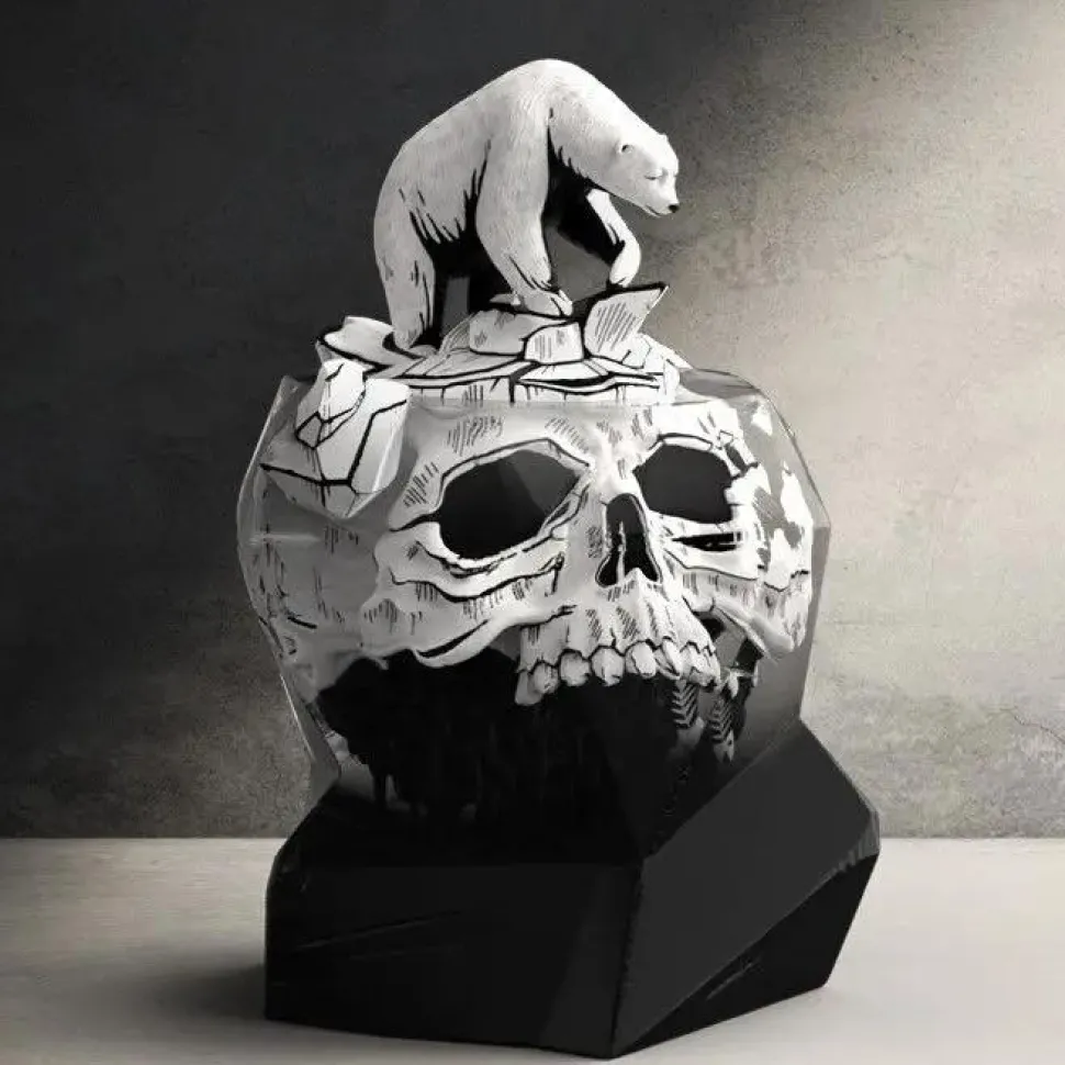 Mighty Jaxx - Global Warning (Inked Edition) 8" Statue by Kerby Rosanes